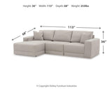 Next-Gen Gaucho 3-Piece Sectional Sofa with Chaise