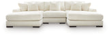 Lindyn 3-Piece Sectional with Double Chaise