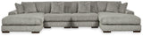 Lindyn 4-Piece Sectional with Double Chaise