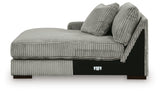 Lindyn 3-Piece Sectional with Double Chaise