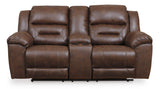 Stoneland Reclining Loveseat with Console