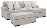 Eastonbridge Sofa Chaise and Ottoman