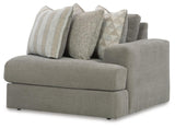Avaliyah 4-Piece Sectional and Oversized Accent Ottoman