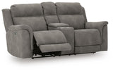 Havenridge Power Reclining Loveseat with Console