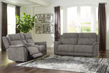 Next-Gen DuraPella Performance Fabric Dual Power Reclining Sofa and Loveseat