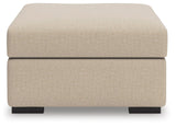 Rosewood Oversized Accent Ottoman