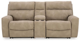 Next-Gen Durapella 3-Piece Power Reclining Sectional Loveseat with Console