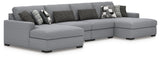 Bealton 4-Piece Sectional with Double Chaise