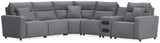 Modmax II 6-Piece Reclining Sectional with Audio Console
