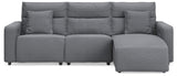 Modmax II 3-Piece Reclining Sofa Chaise