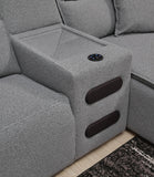 Modmax II 7-Piece Power Reclining Sectional with Chaise and Audio Console