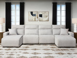 Modmax II 4-Piece Reclining Sectional with Double Chaise