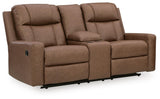 Mackmenville Reclining Loveseat with Console