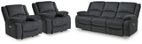 Draycoll Power Reclining Sofa and 2 Power Recliners