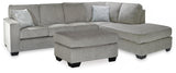 Altari 2-Piece Sleeper Sectional and Ottoman