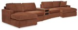 Solstice 5 Piece Sectional with Audio Console