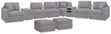 Solstice 8-Piece Sectional and 2 Ottomans