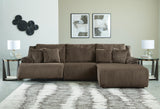 Top Tier 3-Piece Reclining Sectional Sofa Chaise