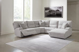 Parkly Place 5-Piece Power Reclining Sectional with Chaise