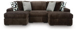 Midnight-Madness 3-Piece Double Chaise Sectional