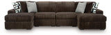 Midnight-Madness 4-Piece Double Chaise Sectional