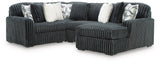 Nightfall 4-Piece Sectional with Chaise