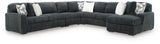Midnight-Madness 5-Piece Sectional with Chaise