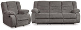 Tulen Reclining Sofa with Recliner