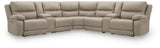 Narwhal Place 7-Piece Reclining Sectional with Storage Consoles
