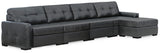 Brindley Pier 4-Piece Sectional with Ottoman