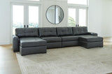 Brindley Pier 4-Piece Sectional with Ottoman