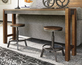 Torjin Counter Height Dining Table and 2 Bar Stools