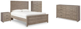 Culverbach Panel Bed, Dresser, Chest and Nightstand
