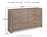 Culverbach Panel Bed with Dresser