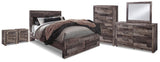 Derekson Storage Bed, Dresser, Mirror, Chest and 2 Nightstands