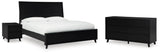 Danziar Panel Bed, Dresser and Nightstand