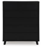 Danziar Panel Headboard, Dresser, Mirror, Chest and 2 Nightstands