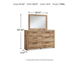 Hyanna Dresser, Mirror and 2 Nightstands
