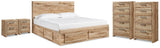 Hyanna Panel Bed, 2 Chests and 2 Nightstands