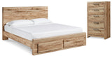 Hyanna Panel Storage Bed and Chest