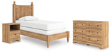 Aleaport Panel Bed with Dresser and Nightstand