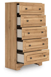 Aleaport Panel Bed with Chest and Nightstand