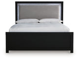 Maeling Upholstered Panel Bed