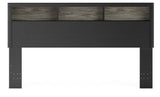 Broachmyn Lighted Bookcase Headboard
