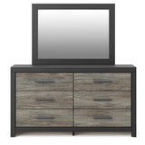 Broachmyn Bookcase Panel Bed, Dresser, Mirror and Nightstand