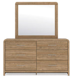 Gramburg Panel Bed, Dresser and Mirror