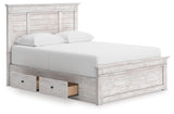 Makidern Panel Bed with Storage