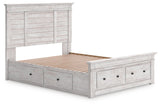 Makidern Panel Bed with Storage