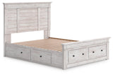 Makidern Panel Bed with Storage