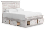 Makidern Panel Bed with Storage